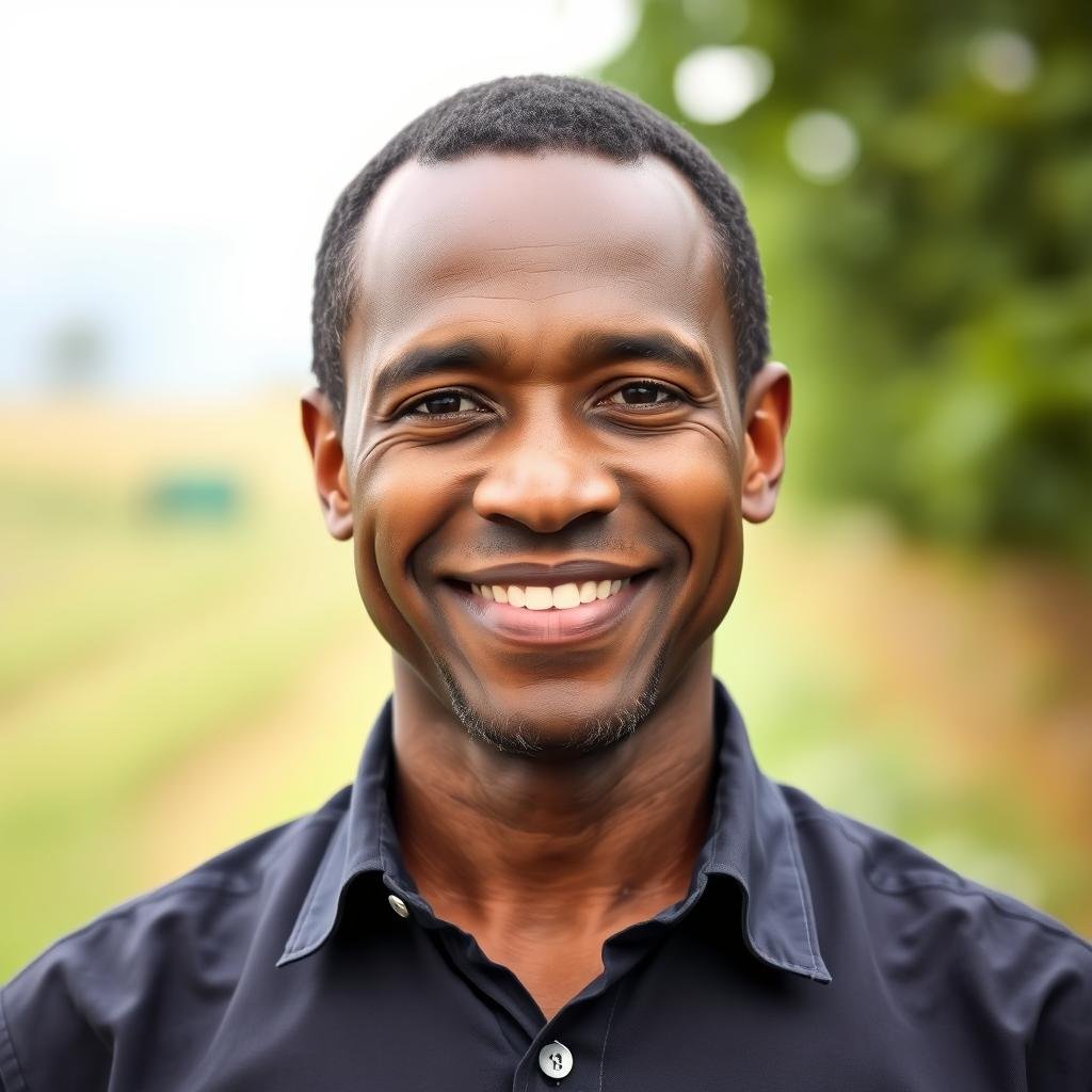 Portrait of Jean-Pierre Kamara, a successful diaspora investor in agriculture Portrait of Jean-Pierre Kamara, a successful diaspora investor in agriculture