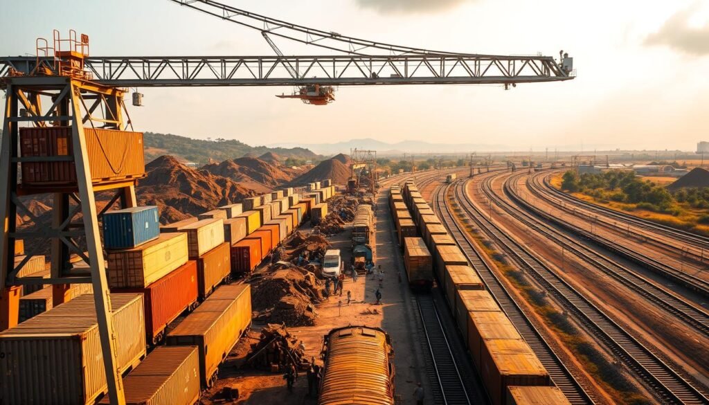 trans-guinean railway rail port